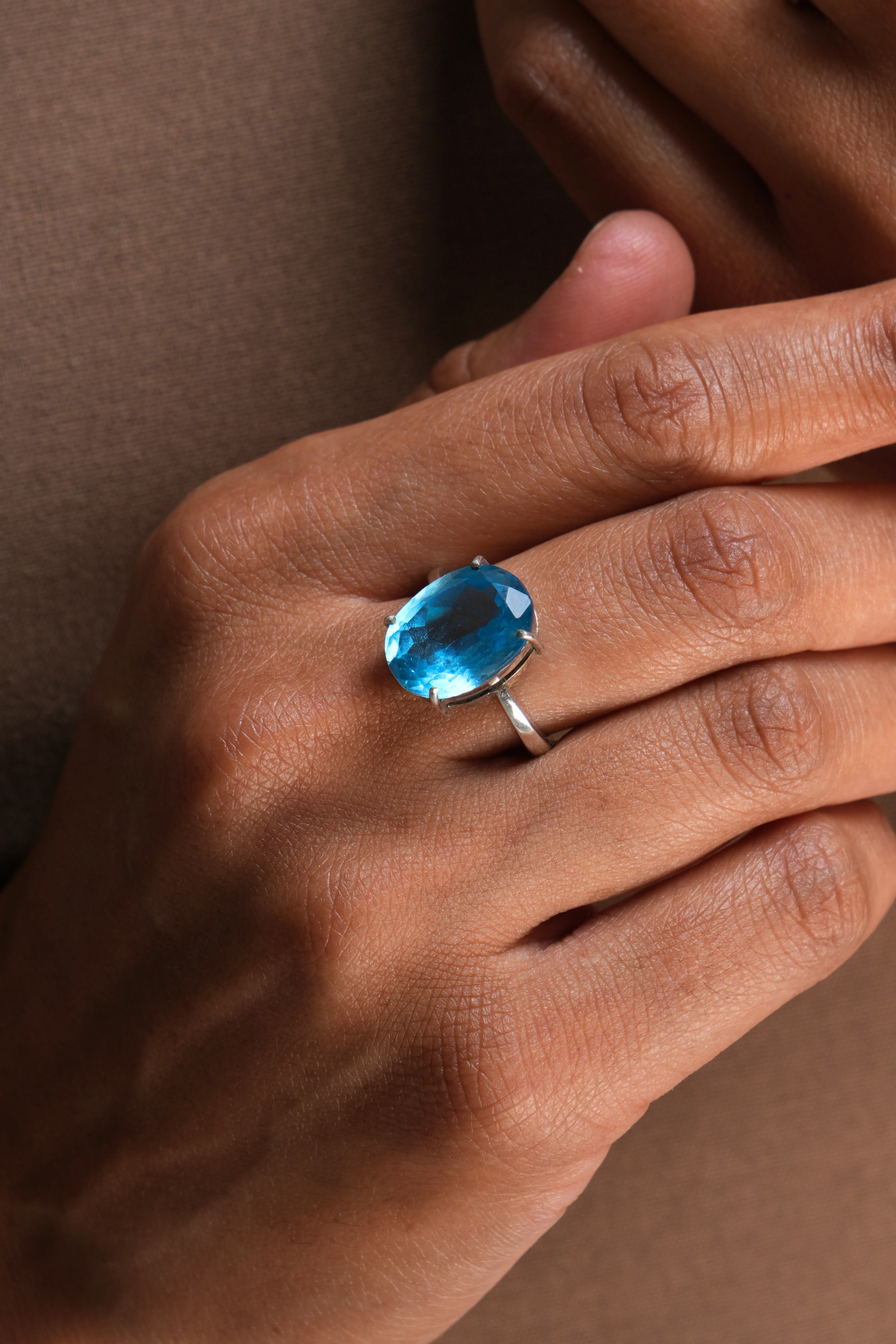 Ocean Echo Oval Ring, Odyssey by Silver
